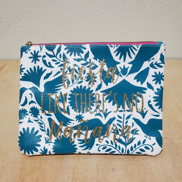 FREE Makeup Cosmetics Bag Fiesta Likes There's No Mañana - Picture 2 of 4